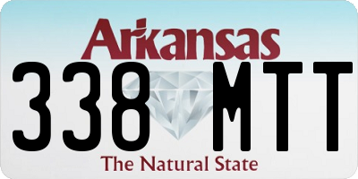 AR license plate 338MTT