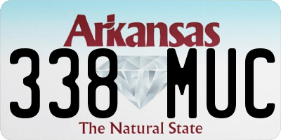 AR license plate 338MUC
