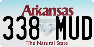 AR license plate 338MUD