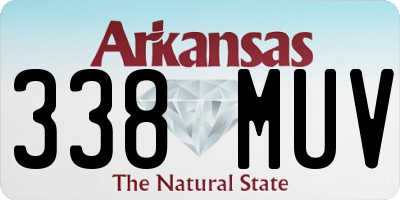 AR license plate 338MUV