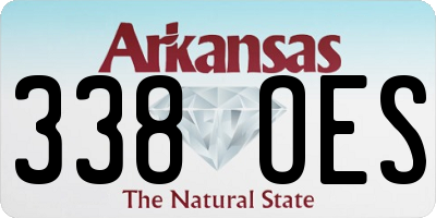 AR license plate 338OES