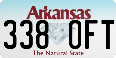 AR license plate 338OFT