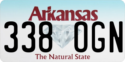 AR license plate 338OGN