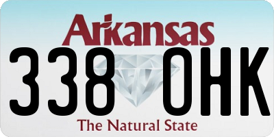 AR license plate 338OHK