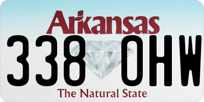 AR license plate 338OHW