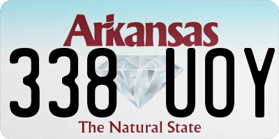 AR license plate 338UOY