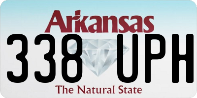 AR license plate 338UPH