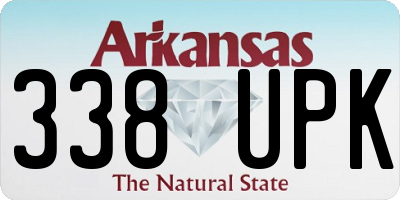 AR license plate 338UPK
