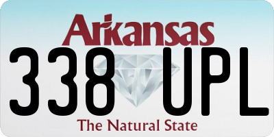AR license plate 338UPL