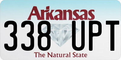 AR license plate 338UPT