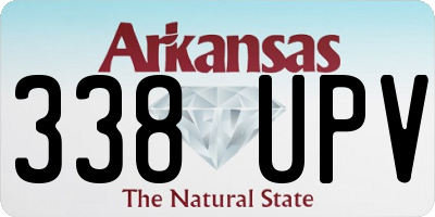 AR license plate 338UPV