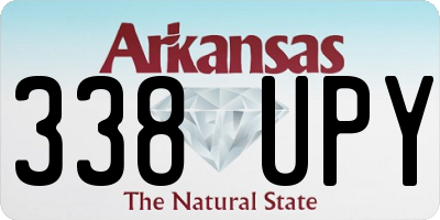AR license plate 338UPY