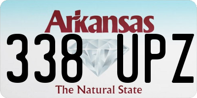 AR license plate 338UPZ