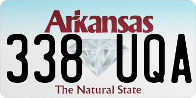 AR license plate 338UQA
