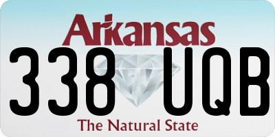 AR license plate 338UQB