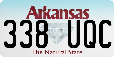 AR license plate 338UQC