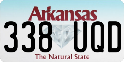 AR license plate 338UQD
