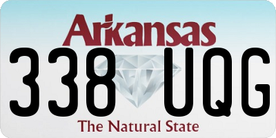 AR license plate 338UQG