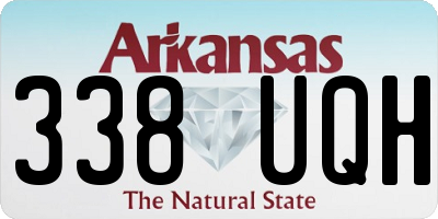 AR license plate 338UQH