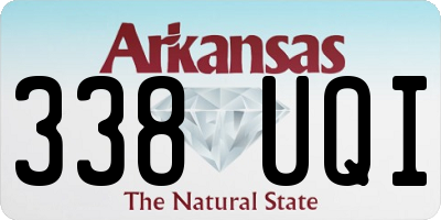 AR license plate 338UQI