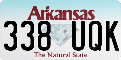 AR license plate 338UQK