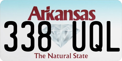 AR license plate 338UQL
