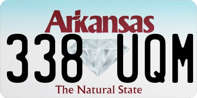 AR license plate 338UQM
