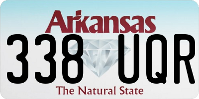 AR license plate 338UQR