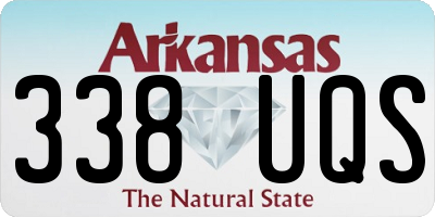 AR license plate 338UQS