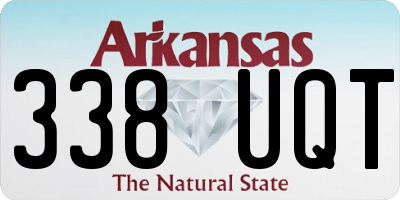 AR license plate 338UQT