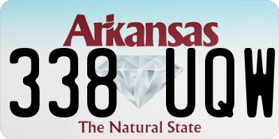 AR license plate 338UQW