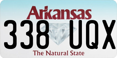 AR license plate 338UQX