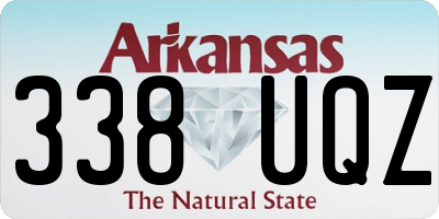 AR license plate 338UQZ
