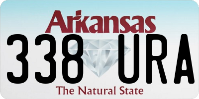 AR license plate 338URA