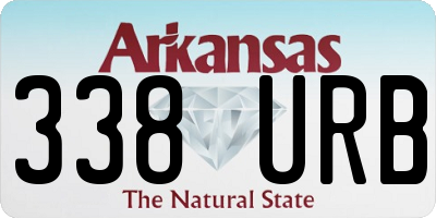 AR license plate 338URB