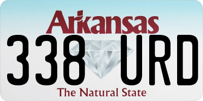 AR license plate 338URD