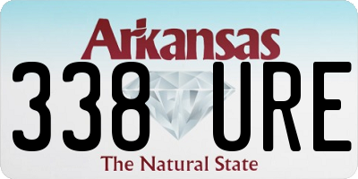 AR license plate 338URE