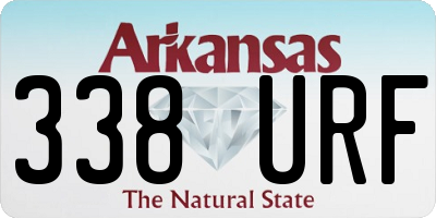 AR license plate 338URF