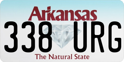 AR license plate 338URG
