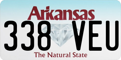 AR license plate 338VEU