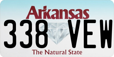 AR license plate 338VEW