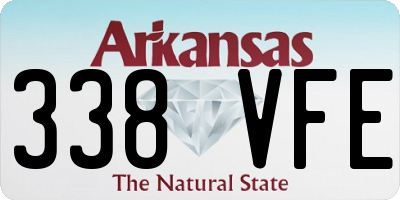 AR license plate 338VFE