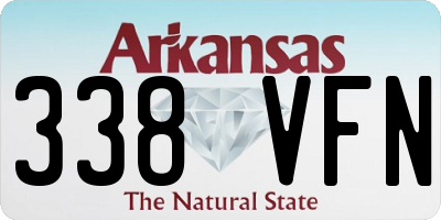 AR license plate 338VFN