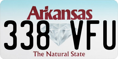AR license plate 338VFU
