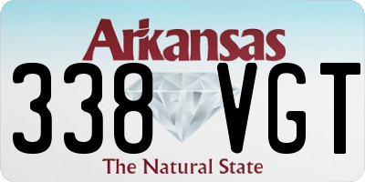AR license plate 338VGT