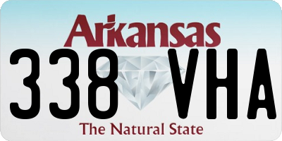AR license plate 338VHA