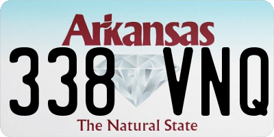 AR license plate 338VNQ