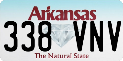AR license plate 338VNV