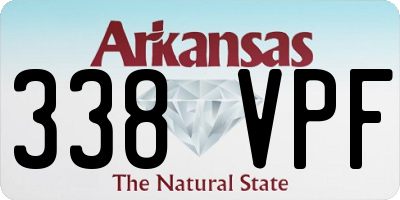 AR license plate 338VPF