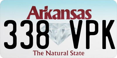 AR license plate 338VPK